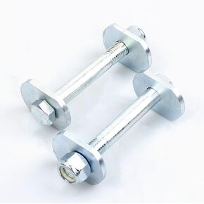 Front Lower Control Arm Cam Bolt Delete Eliminator Kit Compatible With 1997-2006 Jeep Wrangler TJ, 1984-2001 Cherokee XJ, 1993-1998 Grand Cherokee ZJ