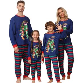 Christmas Pajamas for Family, Holiday Matching Christmas Pjs, Cute Printed Xmas Sleepwear