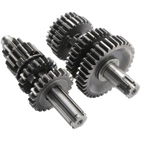 Motorcycle Transmission Gear Box Main Counter Shaft Parts, Replacement for Chinese YX110 YX125 YX 110cc 125cc Engine Motorcycle Pit Dirt Motor Bike