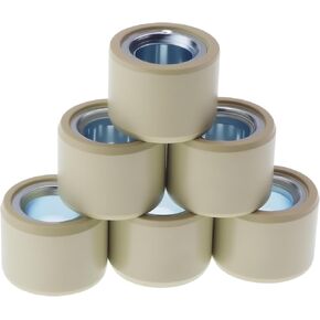 20x15mm/0.59"x0.79" GY6 Sliding Roller Weights 16g/0.035lb for 180-230cc Chinese Scooter Moped ATV Go Kart 4-Stroke Engine