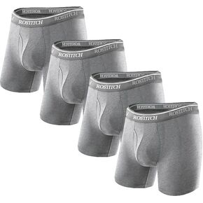 Men's Boxer Briefs, Soft and Breathable Cotton men‘s underwear’with ComfortFlex Waistband, mens underwear S-3Xl