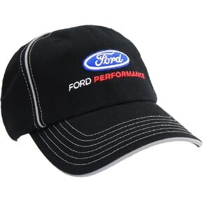 Checkered Flag CarBeyondStore Ford Performance Black Stripe Baseball Cap