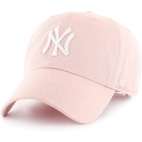 '47 New York Yankees Clean up Dad Hat Baseball Cap Pastel Pink/White