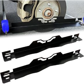 2pcs أدوات محاذاة العجلات ، مجموعة أطباق قياسات محاذاة أصابع القدم الدقيقة للسيارة التلقائية ، أداة قياس محاذاة من الفولاذ المقاوم للصدأ الثقيلة.
