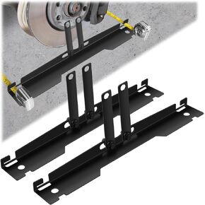 Upgraded Heavy-Duty Steel Wheel Alignment Tool Kit, Collapsible Toe Alignment Tool Plates for Car/Trucks/SUVs, Enhanced Compatibility 2 Tool Plate, 2 Tape Measures.