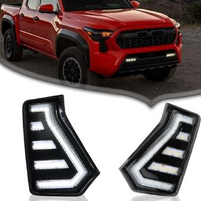 مصابيح الضباب الأمامية المصد الأمامية أبيض DRL Running Running LAMP AMBER TEURN LIGHT ANGLEBLIS