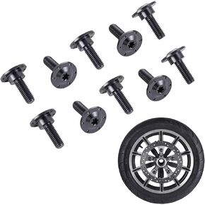10 PCS Harley Touring Brake Rotor Hardware ، Titanium Front Brake Disc Rotor Bolts ، Performance Brake Rotor Procks for 2008-2025 Harley Touring Road Glide ، Street Glide. (أسود)