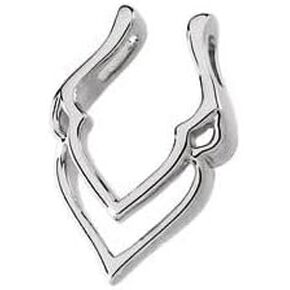 Jewels By Lux 14K White Gold 25.5 X 17 Mm Polished Pendant Enhancer