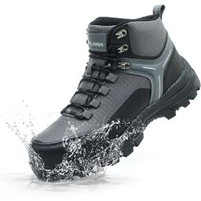 Waterproof Steel Toe Boots for Men Wide Width Slip Resistant Work Shoes Lightweight Non Slip Safety Sneakers Construction Composite Toe Working Footwear