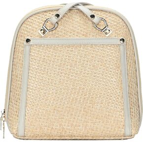 Miztique The Daisy Convertible Backpack Presh for Women (Black) | حقيبة حزام كتف نباتي ناعم أو حقيبة ظهر قابلة للتحويل | 10.5in x 4in x 11.5in |