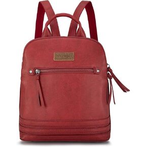 Montana West Wrangler Backpack Purse for Women Medium Ladies' Bookbag Travel Work Daypacks Bags