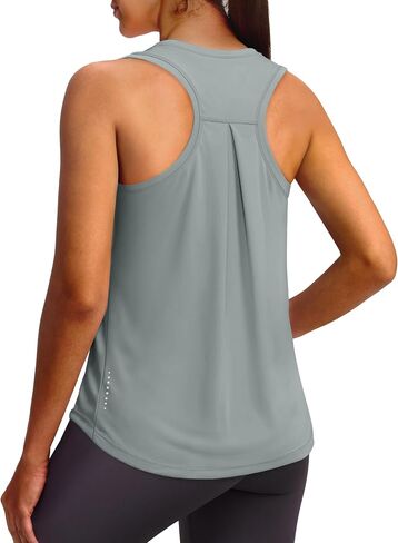XIEERDUO Tank Top for Women Racerback Sleeveless Workout Tops Loose Fit Yoga Running Gym Shirts for Women in Kuwait