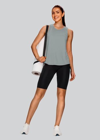 XIEERDUO Tank Top for Women Racerback Sleeveless Workout Tops Loose Fit Yoga Running Gym Shirts for Women in Kuwait