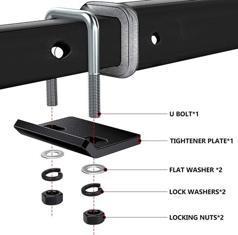 مثبتات Cenipar Hitch Trainener المضادة للبطولة ل 1.25 "و 2" عوائق تستخدم في مقطورة الصلب الثقيلة ، المشبك Trighter العيوب القضاء على عدم استقرار هزاز (1 حزمة) in Saudi Arabia