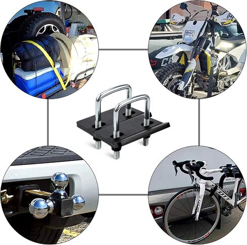 مثبتات Cenipar Hitch Trainener المضادة للبطولة ل 1.25 "و 2" عوائق تستخدم في مقطورة الصلب الثقيلة ، المشبك Trighter العيوب القضاء على عدم استقرار هزاز (1 حزمة) in Saudi Arabia