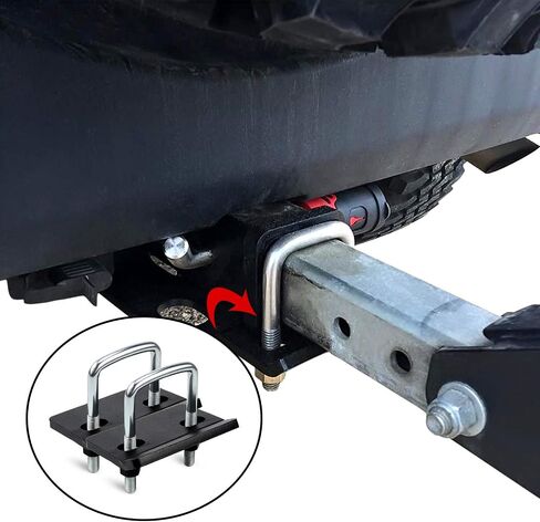 مثبتات Cenipar Hitch Trainener المضادة للبطولة ل 1.25 "و 2" عوائق تستخدم في مقطورة الصلب الثقيلة ، المشبك Trighter العيوب القضاء على عدم استقرار هزاز (1 حزمة) in Saudi Arabia