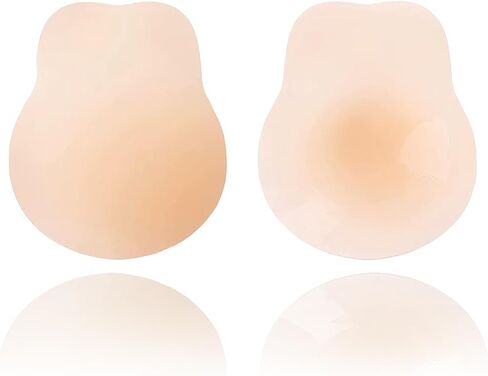 Zacca Sticky Bra for Women, Adhesive Bra Push Up Invisible Breast Lift Pads for Backless Strapless Wedding Dress in Saudi Arabia