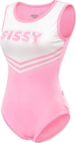 Littleforbig Silky Romper Onesie Pajamas Bodysuit - Cheer Sissy Onesie Bodysuit in Kuwait