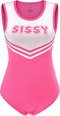 Littleforbig Silky Romper Onesie Pajamas Bodysuit - Cheer Sissy Onesie Bodysuit in Kuwait