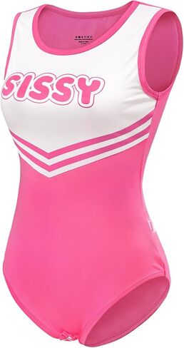 Littleforbig Silky Romper Onesie Pajamas Bodysuit - Cheer Sissy Onesie Bodysuit in Kuwait