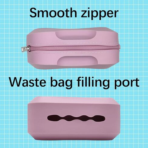 Silicone Dog Treat Pouch for Training with Dog Poop Bag Dispenser, Zipper Closure and Shoulder Strap Design,Dog Training Treat Bag, Puppy & Dog Training Walking in Saudi Arabia