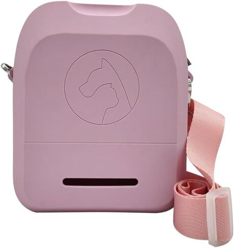 Silicone Dog Treat Pouch for Training with Dog Poop Bag Dispenser, Zipper Closure and Shoulder Strap Design,Dog Training Treat Bag, Puppy & Dog Training Walking in Saudi Arabia
