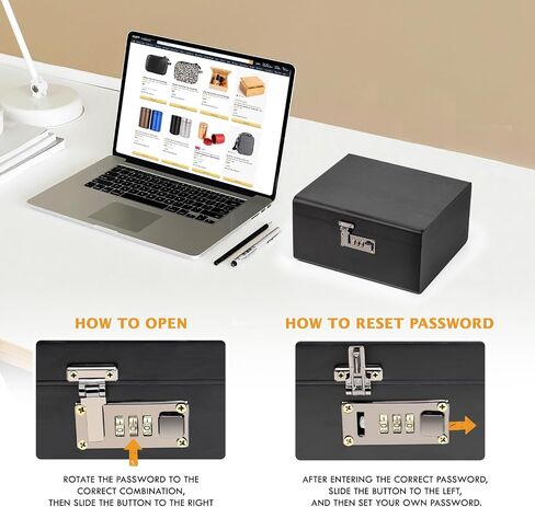 Ozchin Bamboo رائحة الرائحة الإثبات صندوق قفل الحاوية ، صندوق تخزين خشبي كبير مع جرة زجاجية ، هدايا عيد الميلاد للرجال النساء ، ديكور المنزل والتدخين. in Kuwait
