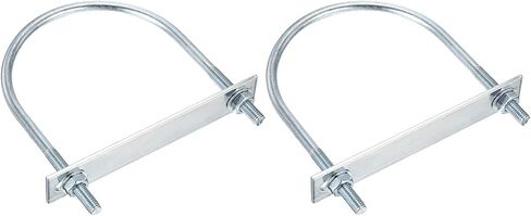 M10x27x54mm u bolts kit - 4set - مجموعة من الصلب الكربوني U -bolt مع المكسرات ، الغسالات ، لوحة الإطار - جيدة للأنابيب DN15 ، مقطورة ، السيارات ، قفل نابض الأوراق in Kuwait