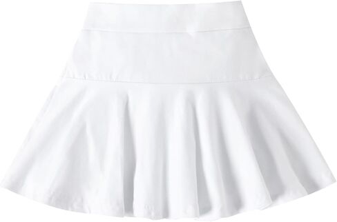 DREAM BUS Girl Pleated Skirts Built in Shorts Little Kid Tennis Skorts Toddler Girl Athletic Skorts Flowy Skirts in Saudi Arabia