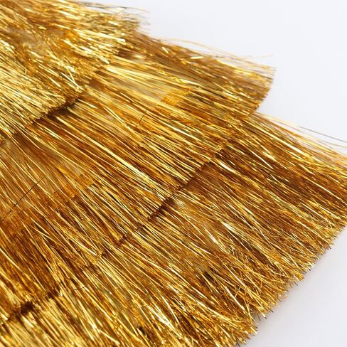 NOOMELFISH Girls Tinsel Fringe Skirt Sparkly Tassel Metallic Party Skirt (5-12 years) in Kuwait
