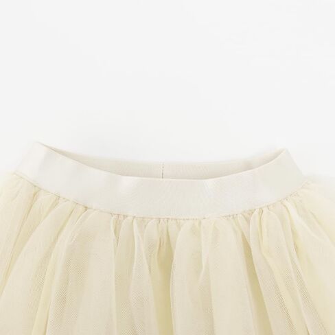 Noomlfish Kids Long Tutu Skirts Flower Girl Tulle Party Maxi Skirt (4-12 Years) in Saudi Arabia