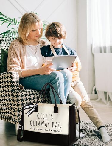 Grandma Gifts - Gifts for Grandma from Grandchildren - Canvas Tote Bag in Kuwait