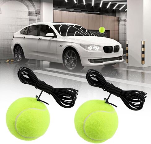 2PCS Tennis Garage Parking Aid with Lanyard,Height Adjustable Parking Stopper for Garage for Guided Parking,Garage Parking Sensor Avoid Crash and Scratch Car Accessories in Saudi Arabia