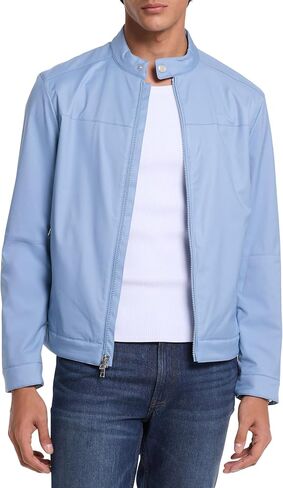 Michael Kors Men's Nylon Racer Jacket in Saudi Arabia
