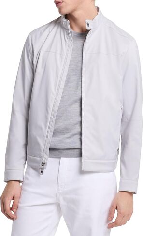 Michael Kors Men's Nylon Racer Jacket in Saudi Arabia