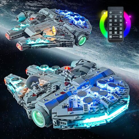 LED Lighting Compatible with Lego Millennium Falcon 75375, Light Kit Compatible with Lego 75375, Giving Light to Model, NOT Included The Model Set（Standard Version） in Kuwait