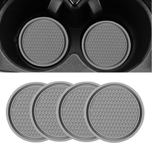 Car Cup Holder Coaster for Cup Holders 4PCSAnti-Slip Automotive Car Coaster Insert Universal Car Drink Coaster for Women Men (Blue) in Saudi Arabia