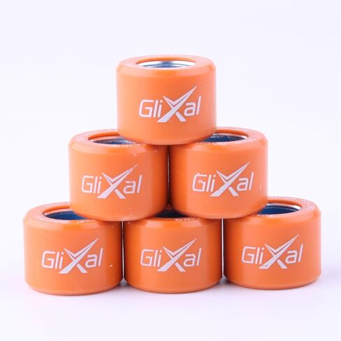 GLIXAL 20X15MM الأداء المتغير المتغير الأوزان المتغير الأوزان ل Honda PCX 125 150 PORLIS RZR 200 SYM SUZUKI KYMCO VESPA SCOOTS QUATS ATV UTV (10 GRAM) in Kuwait