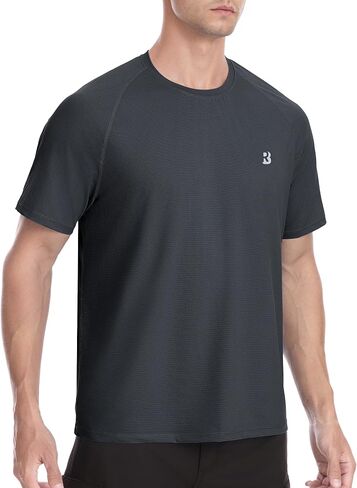 Roadbox Men's Rash Guard Short Slevee, UPF 50+ UV Sun Protection Water T-Shirts, Quick Dry Swim Shirts for Surf Beach Fishing in Saudi Arabia