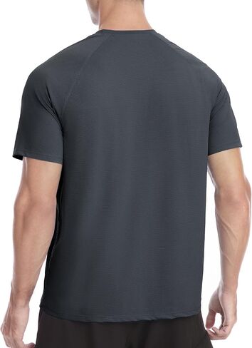 Roadbox Men's Rash Guard Short Slevee, UPF 50+ UV Sun Protection Water T-Shirts, Quick Dry Swim Shirts for Surf Beach Fishing in Saudi Arabia