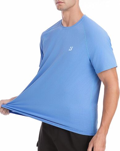 Roadbox Men's Rash Guard Short Slevee, UPF 50+ UV Sun Protection Water T-Shirts, Quick Dry Swim Shirts for Surf Beach Fishing in Saudi Arabia