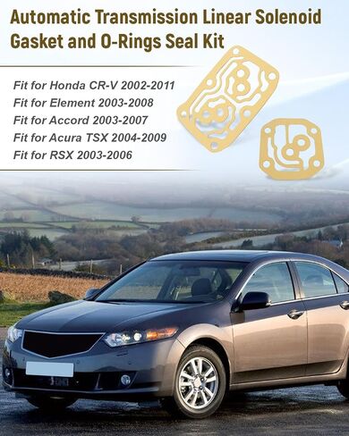 28262-PRP-000 حشية الملف اللولبي الخطي الأوتوماتيكي ومجموعة ختم الحلقات O-Rings مناسبة لعنصر Honda Accord CR-V Acura TSX RSX ، استبدال 28252-PRP-000 in Kuwait