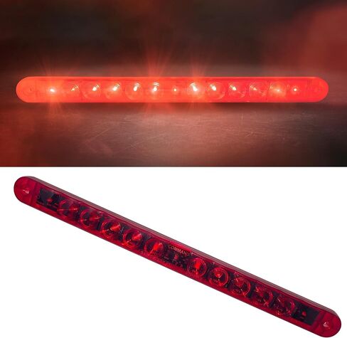 Command Electronics 12V LED Surface Mount Clearance, Brake, Turn, Tail Light – OEM RV & Trailer Hot Line Utility Light – Sealed Polycarbonate Lens – CSA Certified for the US and Canada – Red 1 Pack in Saudi Arabia