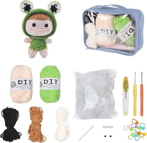 Bamboomn Jubileeyarn Kawaii Chibis Crochet Kit - Ryushi الأخطبوط in Kuwait