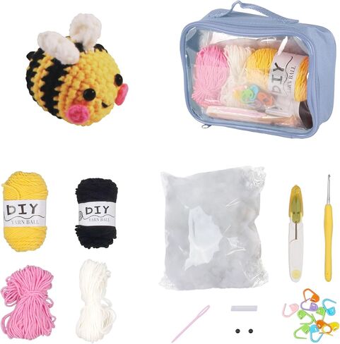 Bamboomn Jubileeyarn Kawaii Chibis Crochet Kit - Ryushi الأخطبوط in Kuwait