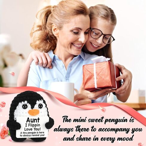 هدايا أعياد الميلاد للجدة ، كروشيه مصغرة ، هدية البطريق المصغرة للجدة من حفيد حفيد ، مضحك أحبك هدايا الجدة العظيمة لعيد ميلاد عيد الميلاد الحاضر العاطفي in Kuwait