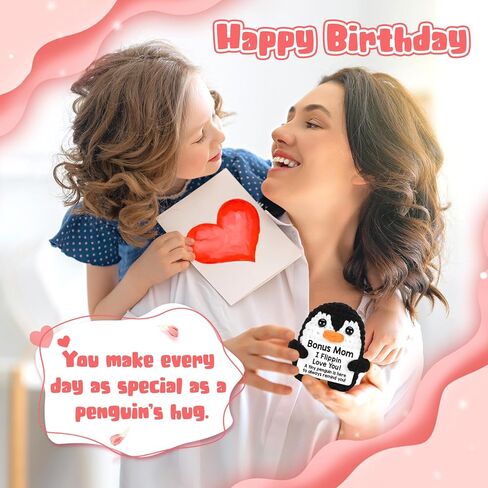 هدايا أعياد الميلاد للجدة ، كروشيه مصغرة ، هدية البطريق المصغرة للجدة من حفيد حفيد ، مضحك أحبك هدايا الجدة العظيمة لعيد ميلاد عيد الميلاد الحاضر العاطفي in Kuwait