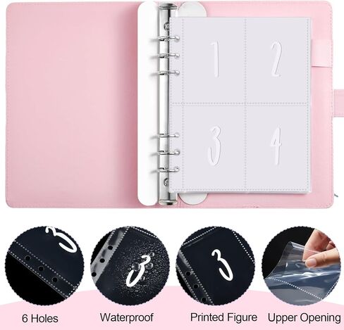 100 Envelope Savings Challenge Kit Challenge Binder A5 Money Saving Book Budget Binder with Cash Envelopes Budget Planner to Save 5, 050, 100 Day Cash Stuffing Budgeting(Purple) in Kuwait