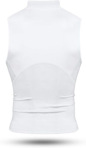 Nxtrnd Men's Turtleneck Compression Tank Top, Sleeveless Mock Neck in Saudi Arabia