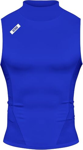 Nxtrnd Men's Turtleneck Compression Tank Top, Sleeveless Mock Neck in Saudi Arabia